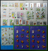 KOREA: FIGHT AGAINST TUBERCULOSIS: 19 Sheets Or Large Blocks Of Cinderellas, All - Erinnophilie