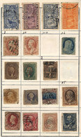 UNITED STATES: "Approvals Book With Many Interesting Stamps, All Genuine Except F - Autres & Non Classés