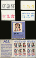 FRANCE: FIGHT AGAINST TUBERCULOSIS: Year 1966: Booklet Of 10 Cinderellas + 4 Impe - Erinnophilie