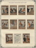 NETHERLANDS: FIGHT AGAINST TUBERCULOSIS: Old Collection On Album Pages With About - Erinnophilie