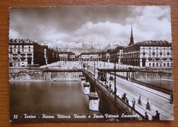 Cartolina Di Torino Puente Vittorio Emanuele - Tarjeta Postal Torino - Italia - Bruggen