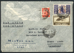 ITALY: Cover Franked By Sa.146 Airmail + Other Values (total 135L.), Sent From Ro - Non Classés