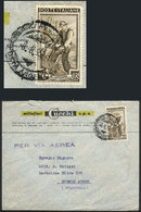 ITALY: Cover Sent From Milano To Argentina On 9/AU/1952 Franked With 200L. Lavoro - Non Classés