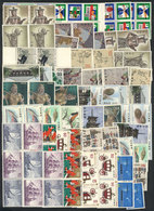 JAPAN: Lot Of Modern Stamps (circa 1970/1980s), With Face Values Of 50Y. And 100Y - Autres & Non Classés