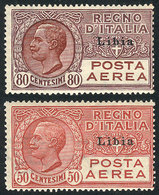 LIBYA: Sc.C1/C2, 1928/8 Complete Set Of 2 Values, Very Fine Quality! - Libye