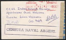 FALKLAND ISLANDS/MALVINAS: Cover Sent From Buenos Aires On 7/MAY/1982 To An Argen - Falkland