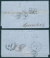 MEXICO: Entire Letter Dated San Juan Bautista 19/OC/1861, Sent To France By Briti - Mexico