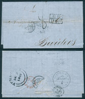 MEXICO: Entire Letter Dated San Juan Bautista 19/OC/1861, Sent To France By Briti - Mexique