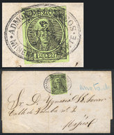 MEXICO: Entire Letter Sent From MINERAL DEL MONTE To México On 10/OC/1870 Franked - Mexico