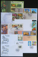 UNITED NATIONS: 9 Modern FDC Covers, Very Thematic, Excellent Quality! - Collections, Lots & Series