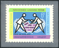 UNITED NATIONS - NEW YORK: Unadopted Artist Design (year 1970) Of The "Peace An - Other & Unclassified