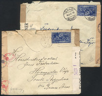 NORWAY: 2 Covers Posted From Oslo To Argentina In AP And JUL/1942 Franked With 30 - Autres & Non Classés