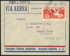 PARAGUAY: Airmail Cover Sent From Asunción To Buenos Aires On 12/MAR/1931 Franked - Paraguay