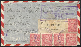 PARAGUAY: 28/OC/1957 Asunción - La Plata, FIRST International Flight Of The Parag - Paraguay
