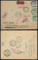 POLAND - DANZIG: Cover Franked With Polish Stamps (total Postage 75Gr.), Sent By - Other & Unclassified