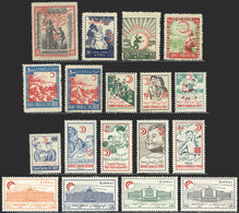 SYRIA: FIGHT AGAINST TUBERCULOSIS: 18 Interesting Cinderellas Issued After 1929, - Cinderellas