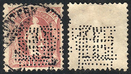 SWITZERLAND: Old Stamp With Interesting PERFIN, VF Quality! - Other & Unclassified