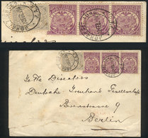 TRANSVAAL: Cover Sent From Johannesburg To Berlin On 10/FE/1894 Franked With 8p. - Autres - Afrique