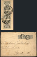 TRANSVAAL: Cover Sent From Johannesburg To Berlin On 18/FE/1895 Franked With 12p. - Autres - Afrique