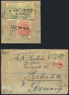 TRANSVAAL: Registered Cover Sent From Pretoria To Berlin On 6/MAR/1902 Franked Wi - Autres - Afrique