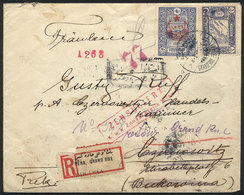 TURKEY: Cover Sent In AP/1918 From PERA To The Austro-Hungarian Empire By Registe - Autres & Non Classés