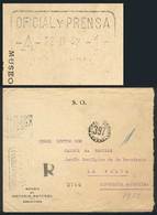 URUGUAY: Cover Sent To Argentina On 22/FE/1932, With Meter Postage Of 12c. Applie - Uruguay