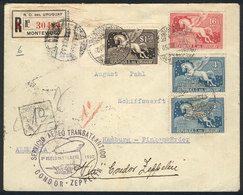 URUGUAY: Registered Cover Franked With $1.74, Sent From Montevideo To Germany On - Uruguay