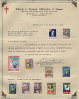 VENEZUELA: FIGHT AGAINST TUBERCULOSIS: Old Collection On Album Pages With About 2 - Cinderellas