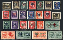 YUGOSLAVIA - LJUBLJANA: Sc.N36/N54 + NB5/NB8 + NE1, Mint, Many Without Hinge Mark - Autres & Non Classés