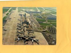 F2101 - D75 - Aéroport De Paris "ORLY" - Vue Aérienne De L'aérogare D'Orly Sud - Au Fond L'aérogare D'Orly Ouest - Luchthaven