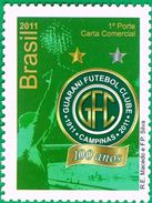 BRAZIL #3164 -  CENTENNIAL OF THE GUARANY  FOOTBALL CLUB  -  2011    MINT - Ungebraucht