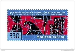 HUNGARY - 2015. 3rd World Conference On Disaster Risk Reduction, Japan MNH!!! - Neufs