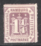 1¼ S. MiNr 20 * - Hamburg