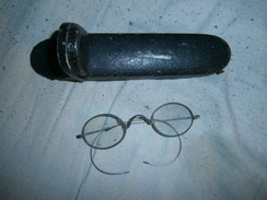 ANCIENNE LUNETTE 1900 AVEC ETUI - Lunettes