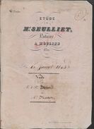 NEUVY LES MOULINS 1845 ACTE DE VENTE D UN VIGNOBLE PAR  BERNARD  À MASSON  7 PAGES : - Manuscripts