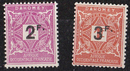 ⭐ Dahomey - Taxe - YT N° 17 Et 18 ** - Neuf Sans Charnière - 1927 ⭐ - Unused Stamps