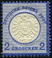 Dt. Reich 20 **, 1872, 2 Gr. Ultramarin, Postfrisch, Pracht, Mi. 100.- - Usati