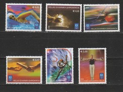 Grece N° 2197 à 2002** Serie JO Athenes 2004. Disciplines - Unused Stamps