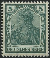 Dt. Reich 85IId **, 1915, 5 Pf. Bläulichgrün Kriegsdruck, Pracht, Gepr. Jäschke-L., Mi. 50.- - Autres & Non Classés