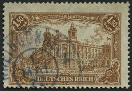 Dt. Reich 114c O, 1920, 1.50 M. Braun, Pracht, Gepr. Infla, Mi. 120.- - Used Stamps