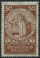 Dt. Reich 354 **, 1924, 50 Pf. Nothilfe, Pracht, Mi. 120.- - Gebraucht