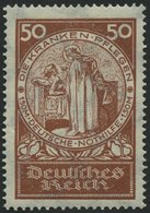 Dt. Reich 354 **, 1924, 50 Pf. Nothilfe, Pracht, Mi. 120.- - Oblitérés