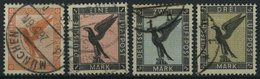 Dt. Reich 381-84 O, 1926, Adler, 4 Prachtwerte, Mi. 165.- - Usati