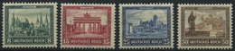 Dt. Reich 446-49 *, 1930, IPOSTA, Großer Falzrest, Prachtsatz, Mi. 160.- - Used Stamps