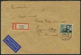 Dt. Reich 538x BRIEF, 1937, 2 RM Lilienthal, Einzelfrankatur Auf Luftpost-Einschreibbrief In Die Schweiz, Feinst - Sonstige & Ohne Zuordnung
