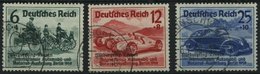 Dt. Reich 695-97 O, 1939, Nürburgring-Rennen, 6 Pf. Normale Zähnung, Prachtsatz, Mi. 100.- - Altri & Non Classificati