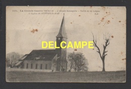 DX / GUERRE 1914-18 / L' ALSACE RECONQUISE / VALLÉE DE LA LARGUE / EGLISE DE SEPPOIS-LE-BAS / CIRCULÉE EN 1915 - Guerra 1914-18