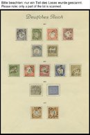 SAMMLUNGEN O, Fast Nur Gestempelter Alter Sammlungsteil Dt. Reich Von 1872-1915, Etwas Unterschiedliche Erhaltung Mit Vi - Used Stamps