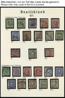 SAMMLUNGEN O,Brief,* , 1875-1923, Interessante Reichhaltige Restsammlung, Marken Oft Nicht Ríchtig Katalogisiert, Daher  - Used Stamps