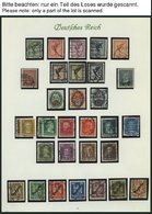 SAMMLUNGEN, LOTS O, Gestempelte Sammlung Dt. Reich Von 1923-32 Auf Seiten Mit Mittleren Ausgaben, U.a. Mi.Nr. 378-84, 42 - Usados